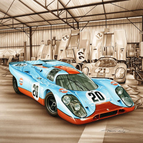 Porsche Gulf 917K de 1970