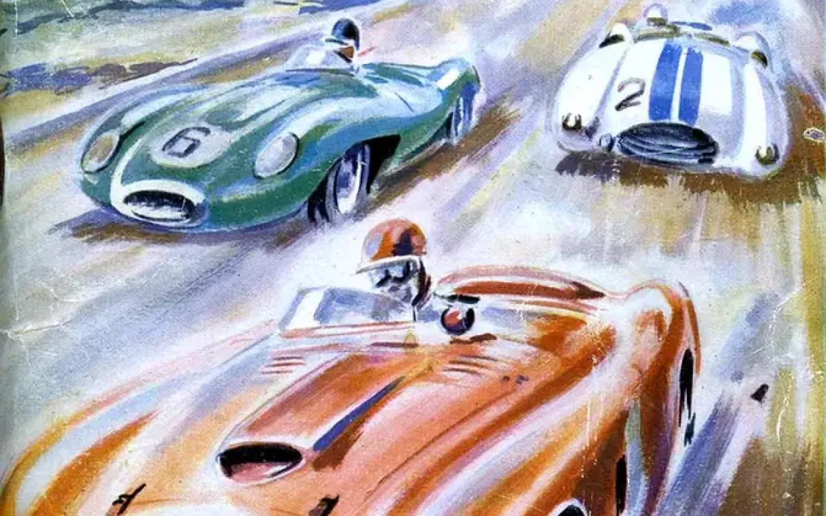 Affiche des 24 Heures du Mans 1955