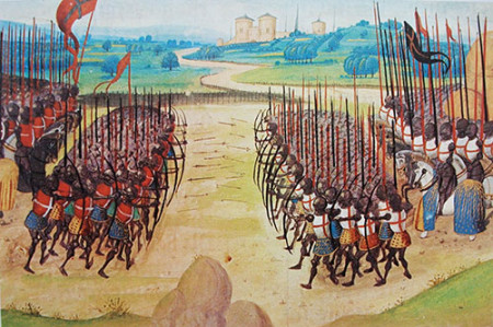 Bataille d'Azincourt en 1420