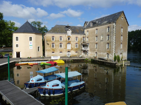 Moulins et port de Malicorne-sur-Sarthe