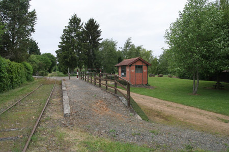 La gare de Prévelles sur la ligne touristique de la Transvap