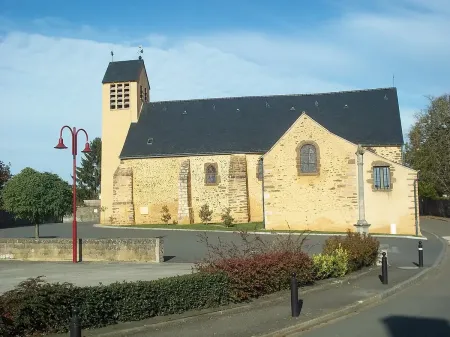 L’église de l’Assomption à Aigné