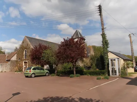 La place du village de Courcelles-la-Forêt