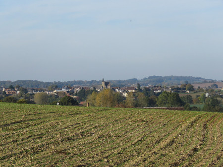 Vue du village de Gréez-sur-Roc