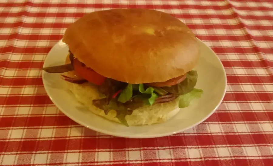 vallee-de-la-sarthe-la-petite-fringale-Hamburger — ©V. COLLAS