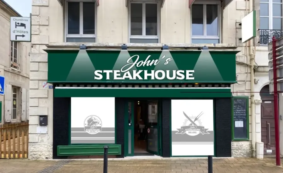 vitrine John steak house — © Edmondson