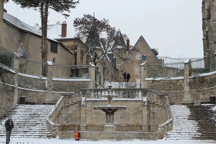 Le Mans sous la neige