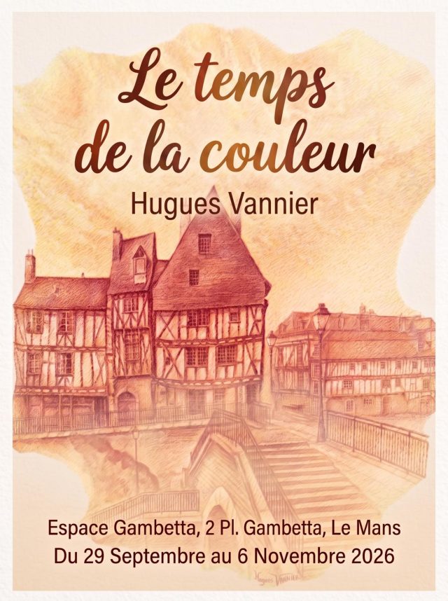 " Le temps de la couleur " par l'artiste Hugues Vannier